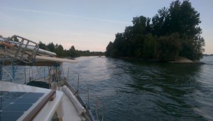 Einfahrt Bootshaus Haupt
